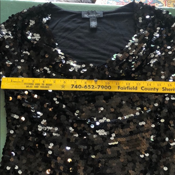 EUC INC sequined blouse - size large - Picture 5 of 6